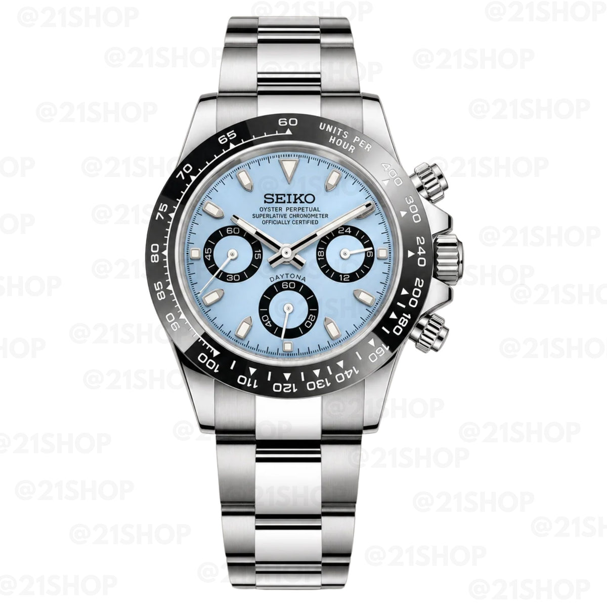 Daytona Ice Blue "Seiko Mod"