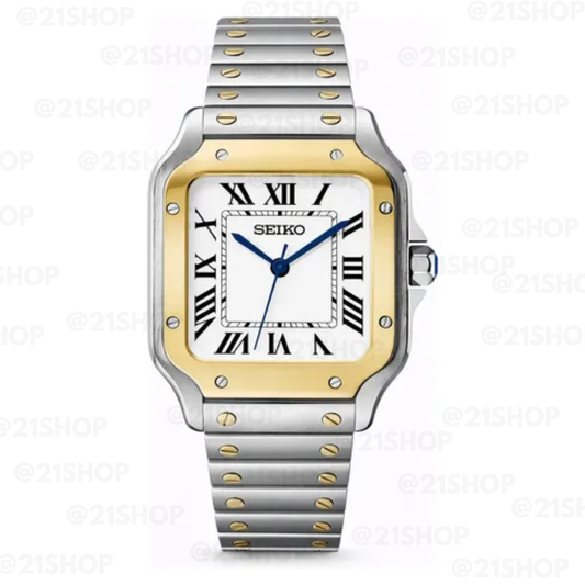 Santos Two-Tone "Seiko Mod"